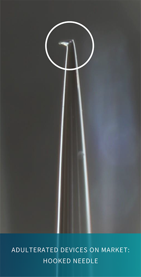 hooked needle image